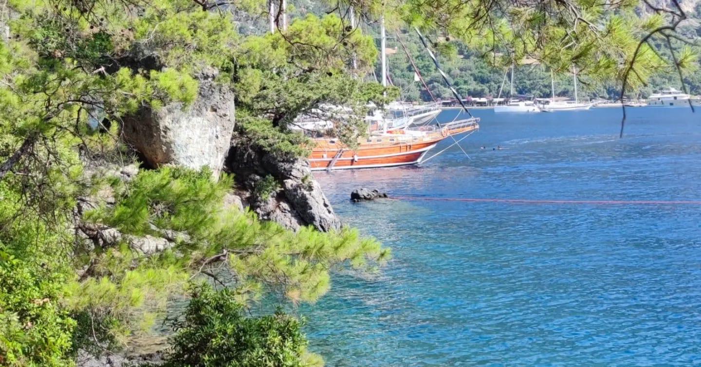Antalya coastline with turquoise waters